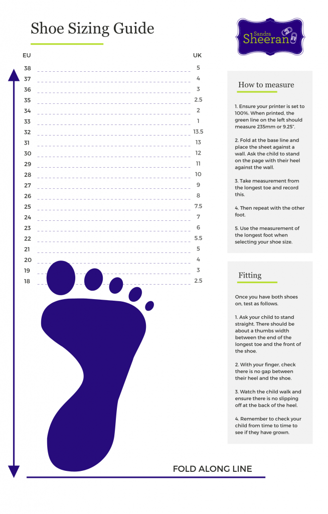 how to measure your child shoe size