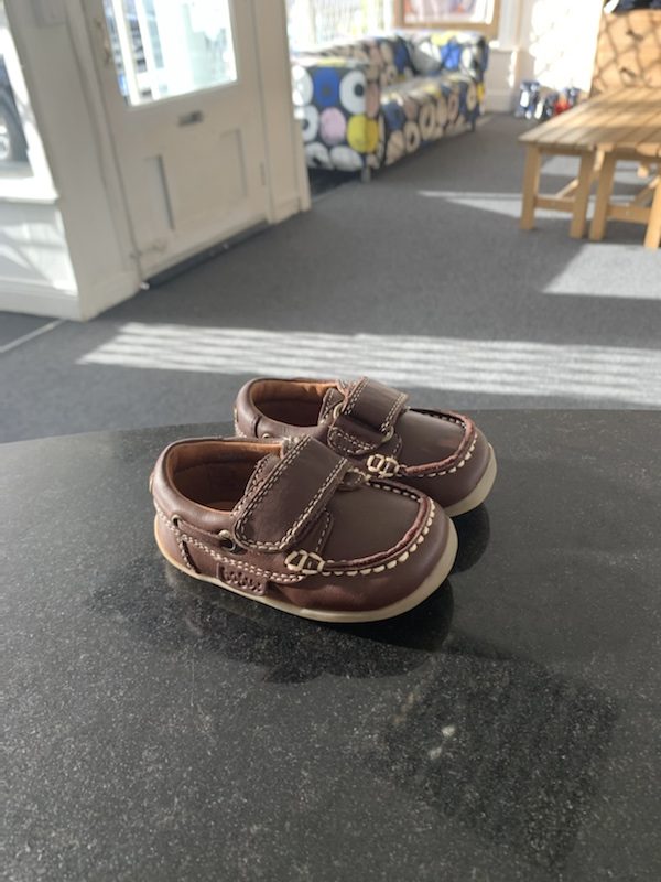Bobux First Shoes in brown 1