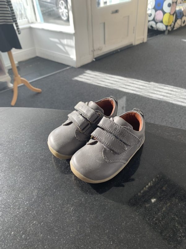 Bobux First Shoes in grey 1