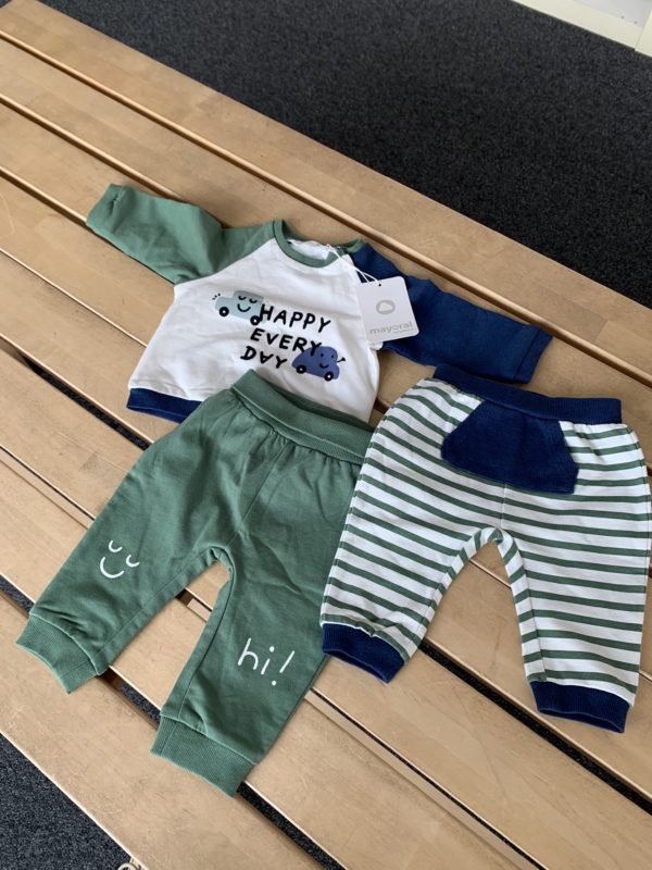 Mayoral 2 piece baby set + FREE joggers 2-4 months 1