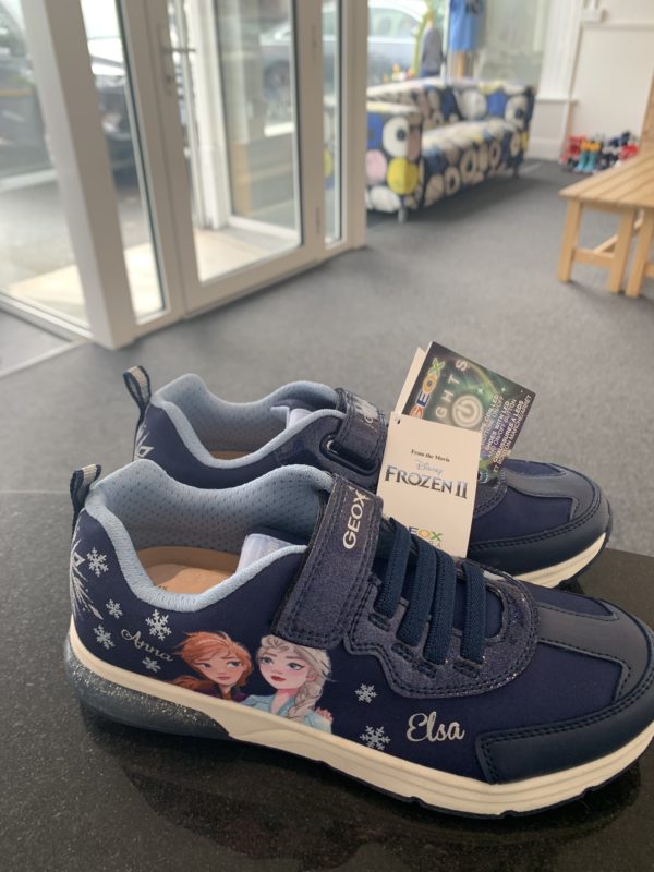 Geox Elsa Runners in navy with lights 1