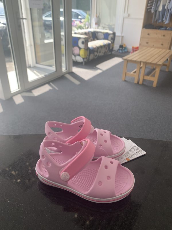 Crocband sandals kids in light pink 1