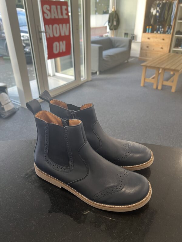 Froddo navy leather chelsea boots 1