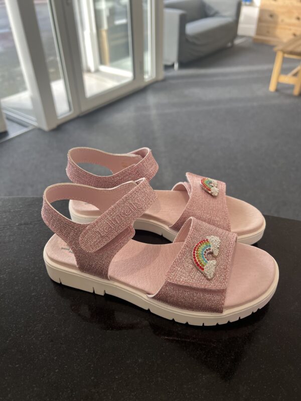 Lelli Kelly sparkly sandals in pink 1