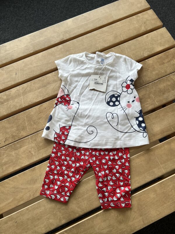 Mayoral baby girl set - 6 months 1