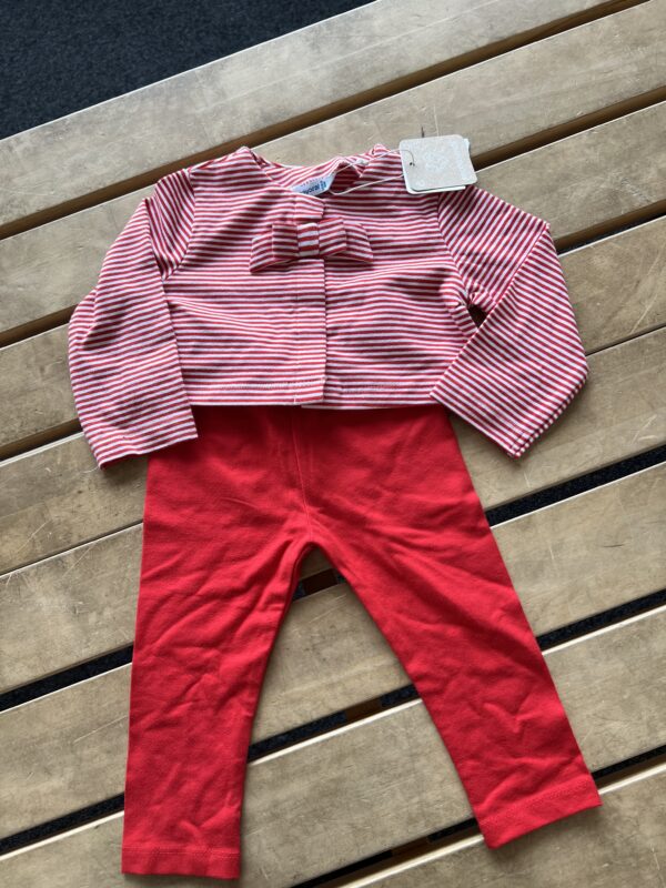 Mayoral baby girl set in red 1
