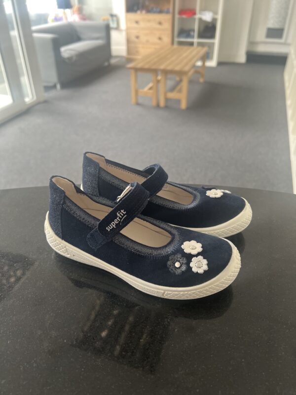 Superfit Leather Shoes in Navy 1